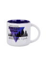 Tasse bicolore de 14 oz (bleu foncé)