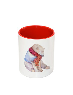 Portalápices de 11 oz, rojo 2