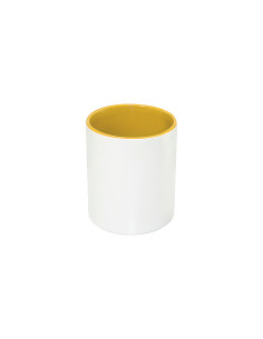 Portalápices de 11 oz, amarillo