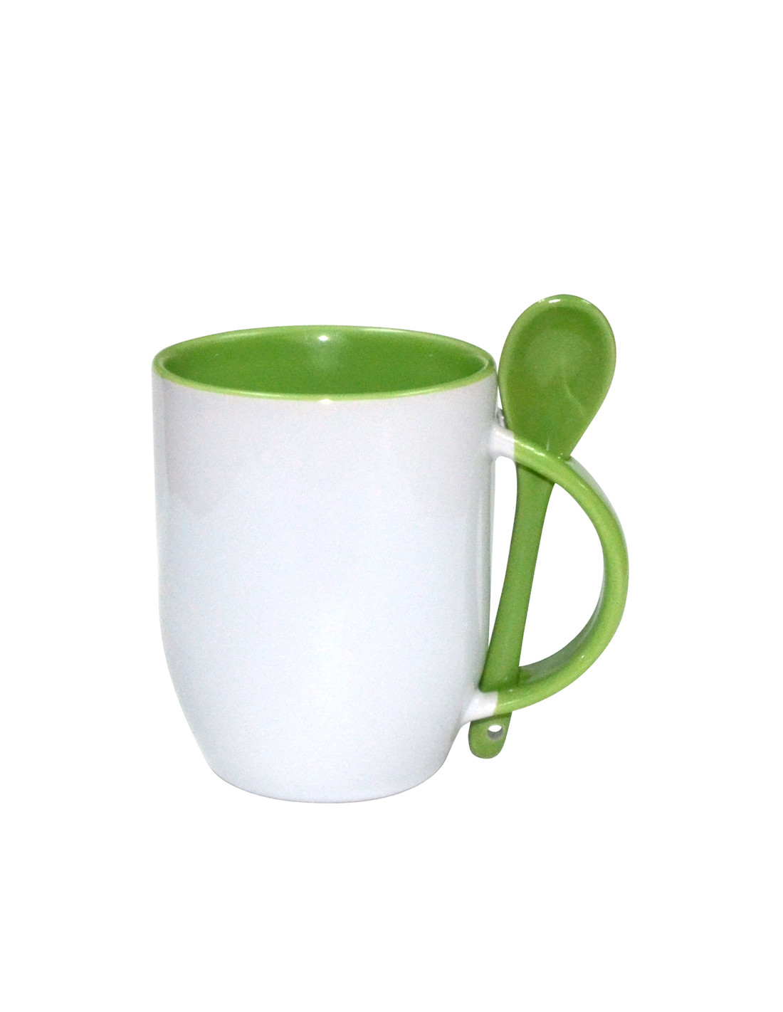 Tasse cuillère à sublimation couleur 11oz-Vert clair