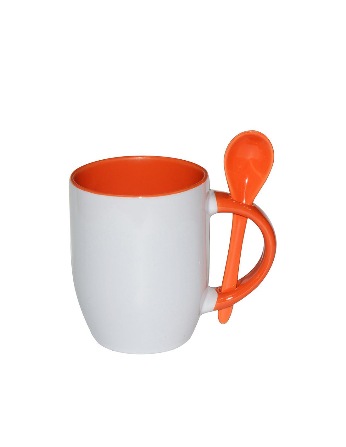 Tasse cuillère à sublimation couleur 11oz-Orange