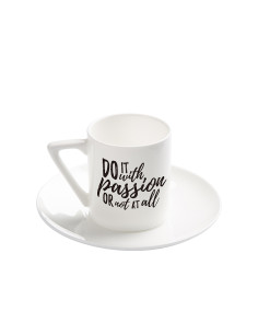 Service à café 3 oz avec soucoupe 2