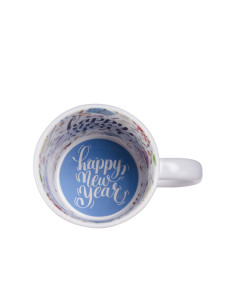 Tasse avec devise de 11 oz (Bonne année)