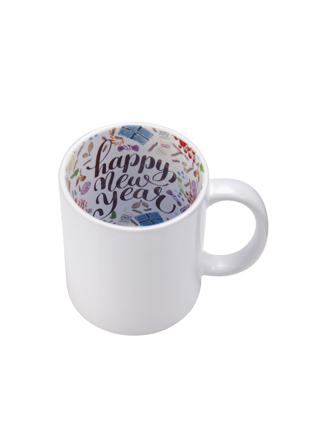 Tasse avec devise de 11 oz (Bonne année)