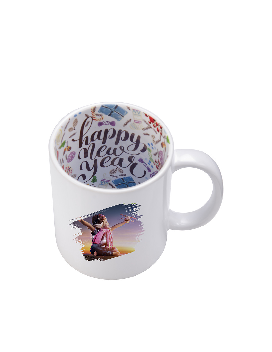 Tasse avec devise de 11 oz (Bonne année)