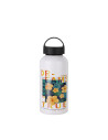 Bouteille d'eau en aluminium de 500 ml avec poignée (blanc)