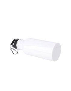 Botella de agua de aluminio de 600 ml (blanca) 2