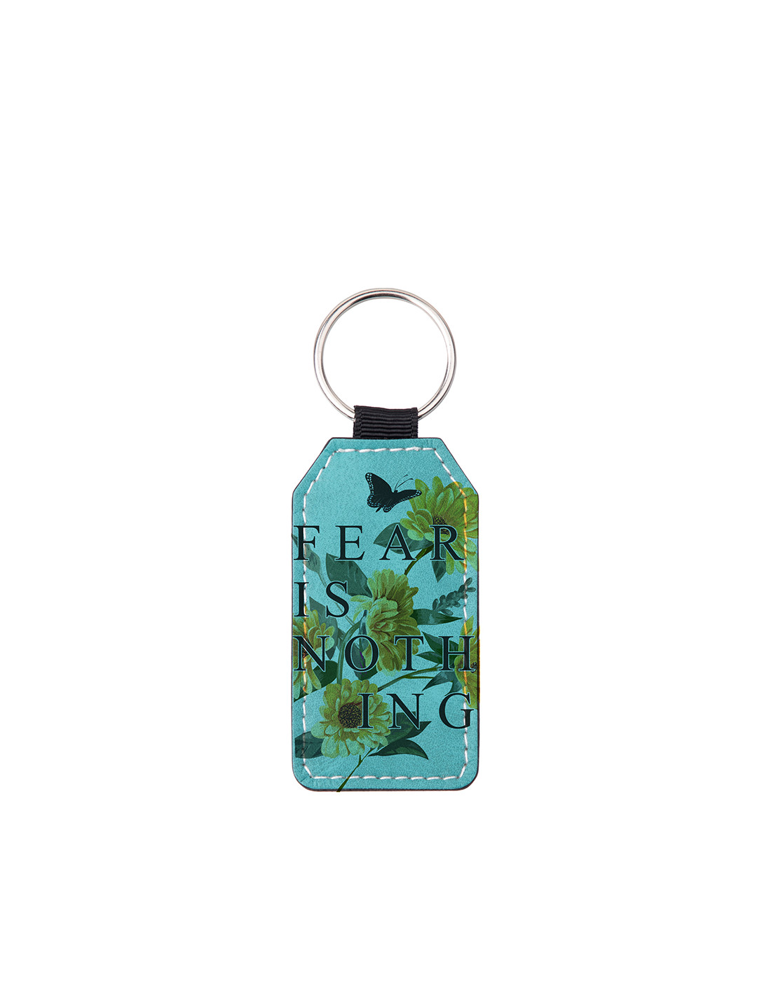 Porte-clés en cuir PU (vert, baril)