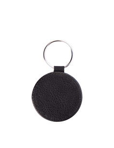 Porte-clés en cuir PU (rond) 2