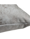 Housse de coussin en cuir par sublimation (40 x 40 cm, gris foncé)