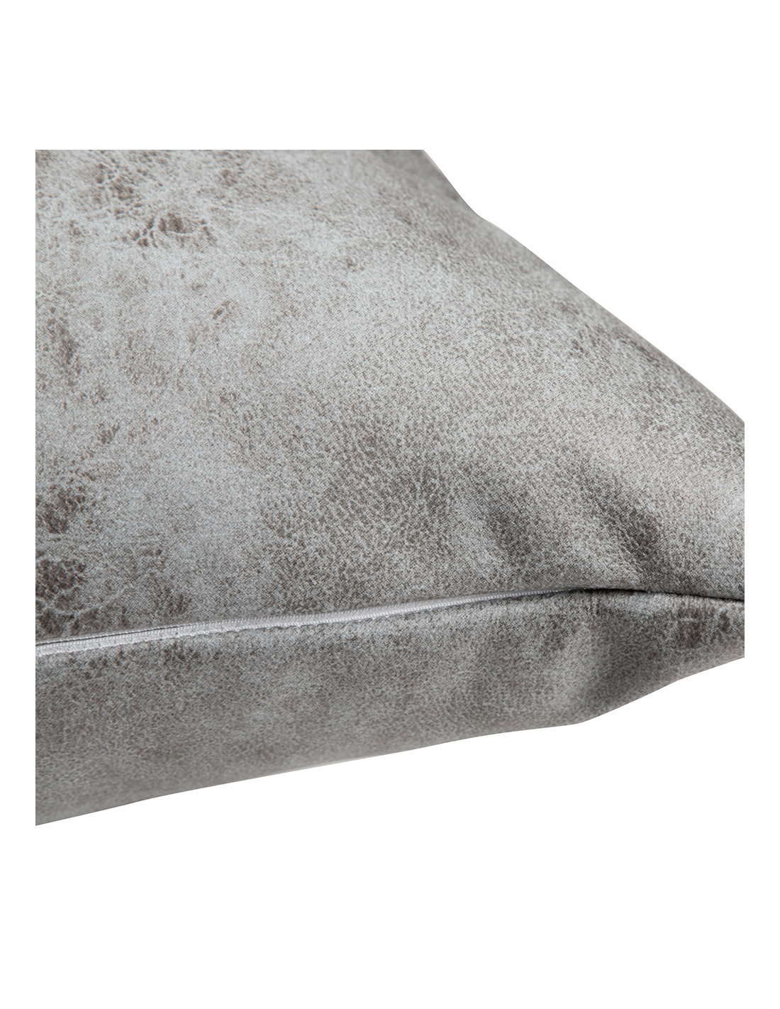 Housse de coussin en cuir par sublimation (40 x 40 cm, gris foncé)