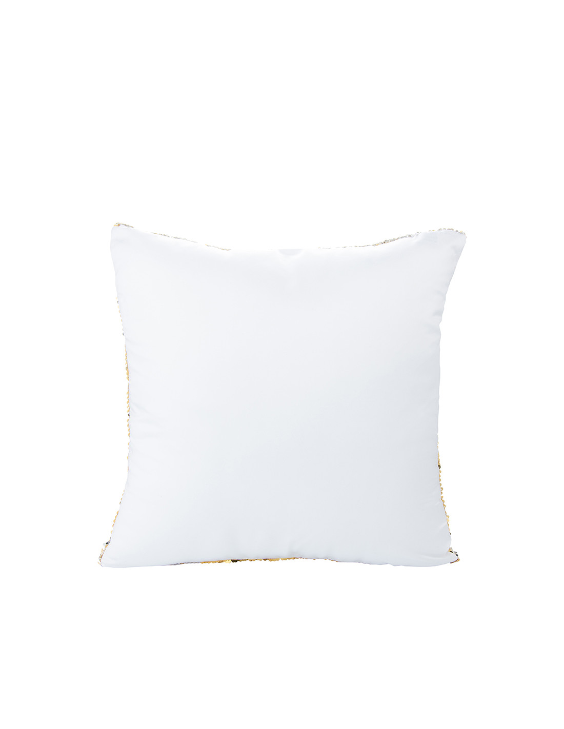 Housse de coussin à paillettes (or et argent)                      