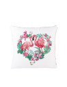 Housse de coussin à paillettes (Champagne avec blanc)  