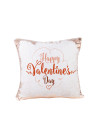Housse de coussin à paillettes (Champagne avec blanc)  