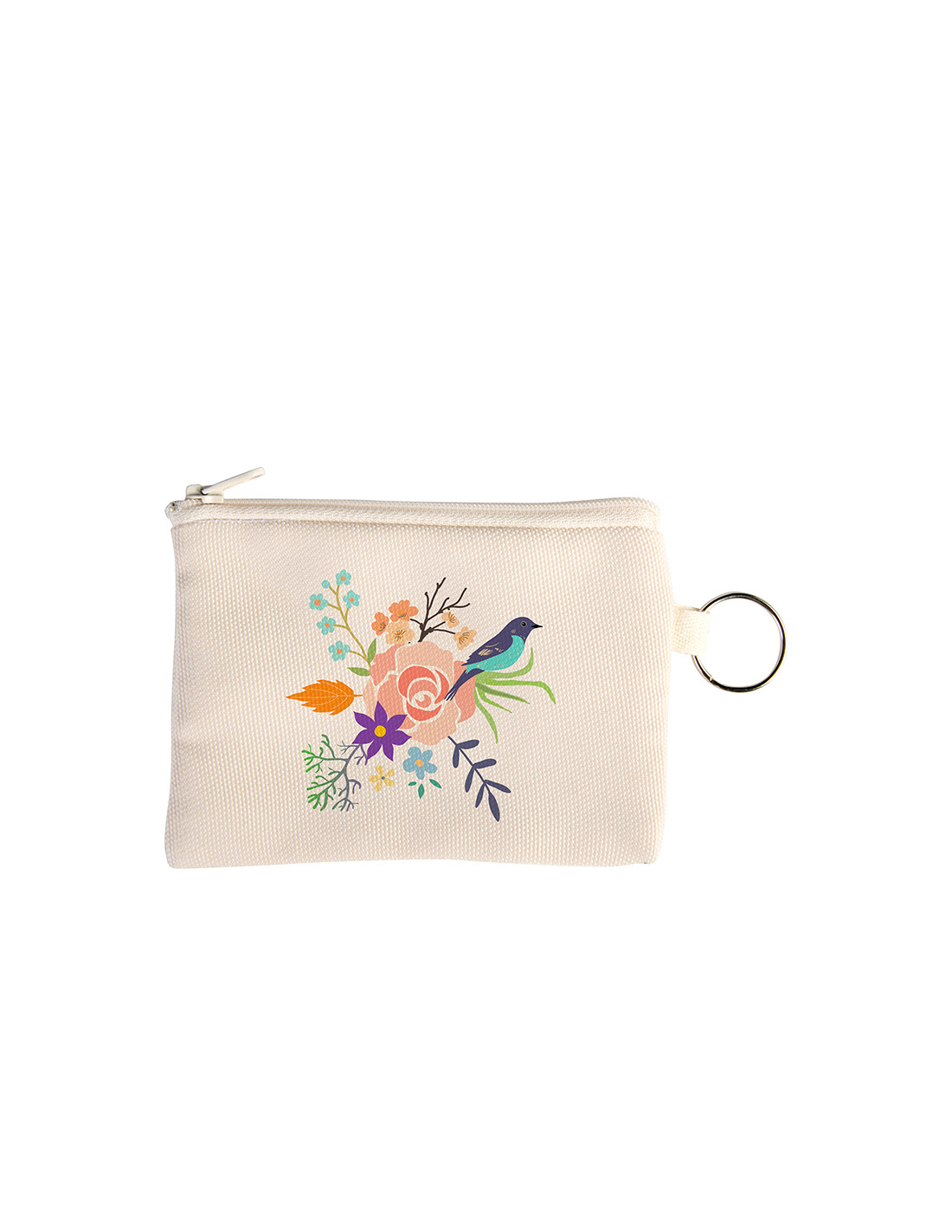 Porte-monnaie avec porte-clés (12,5 x 8,5 cm)