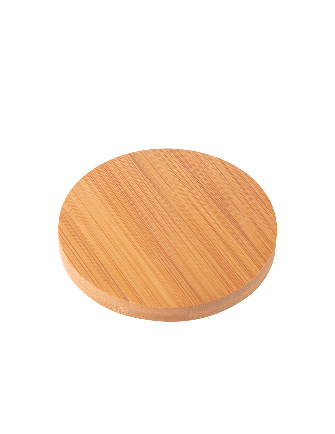 Dessous de verre rond en bambou (9,5 cm)
