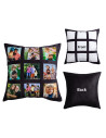 Housse de coussin en peluche à 9 panneaux par sublimation (40*40cm/15.75"x15.75")