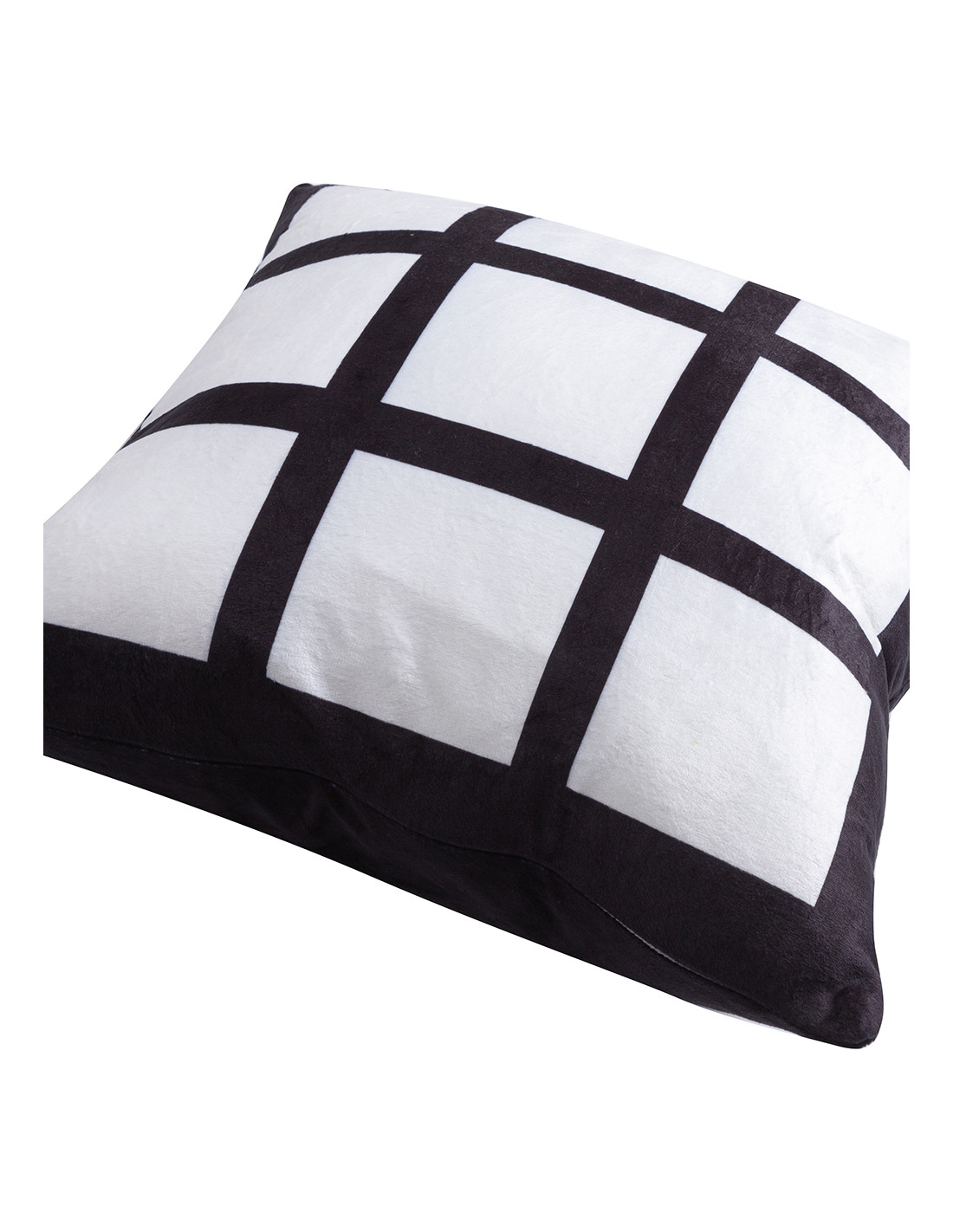 Housse de coussin en peluche à 9 panneaux par sublimation (40*40cm/15.75"x15.75")