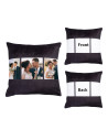 Housse de coussin en peluche à 3 panneaux par sublimation (40*40cm/15.75"x15.75")