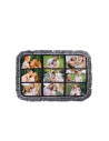Couverture en peluche à 9 panneaux par sublimation (50*80cm/19.7"x31.5")