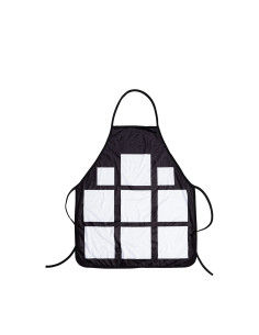 Tablier en peluche à 9 panneaux par sublimation (65*72cm/25.59"x28.35")