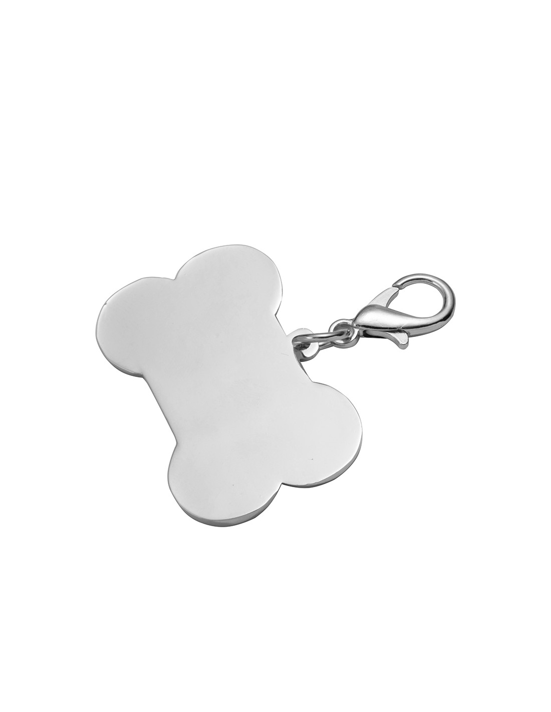 Médaille pour chien par sublimation (bord rose, 3 x 4,5 cm)