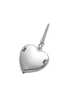 Collier coeur ailes d'ange (argent)