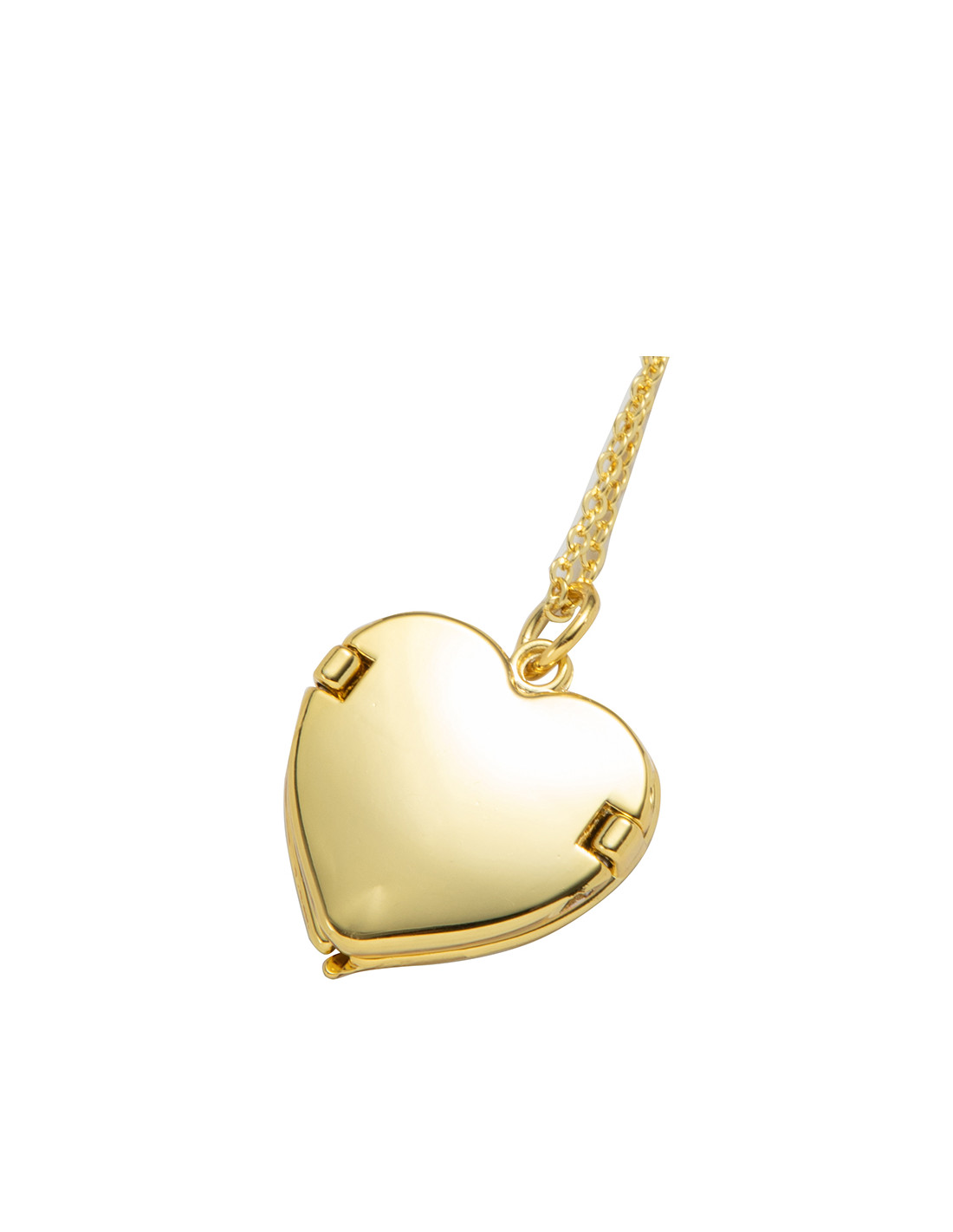 Collier coeur ailes d'ange (or)