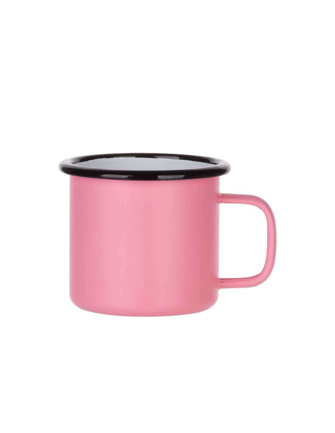 Tasse en émail de 12 oz/360 ml (rose mat)
