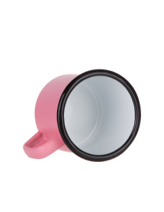 Tasse en émail de 12 oz/360 ml (rose mat)
 2