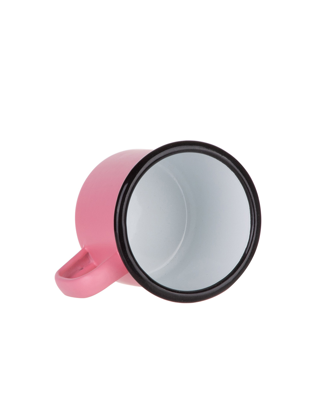 Tasse en émail de 12 oz/360 ml (rose mat)
