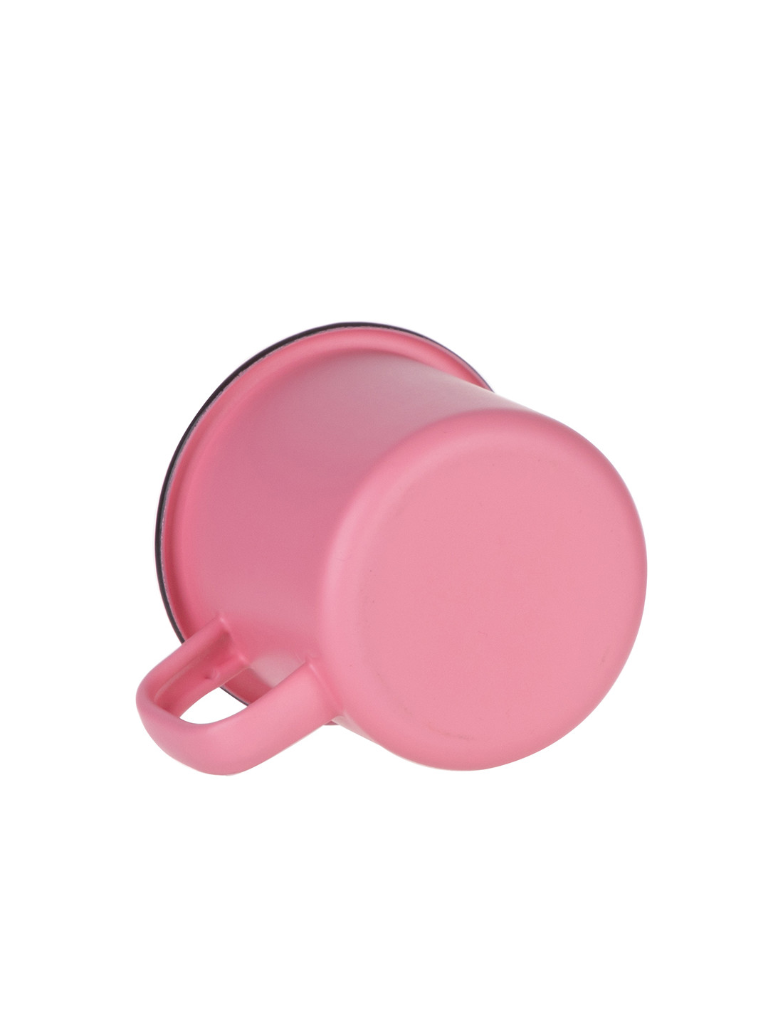 Tasse en émail de 12 oz/360 ml (rose mat)
