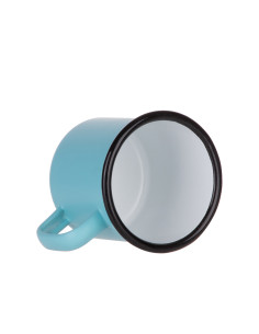 Tasse en émail de 12 oz/360 ml (vert menthe mat)
 2