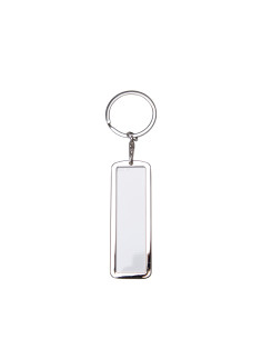 Porte-clés de plaque d'immatriculation (2,6 x 7,7 cm)