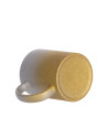 Tasse à paillettes à fond dégradé de 11 oz/330 ml (argent + or)