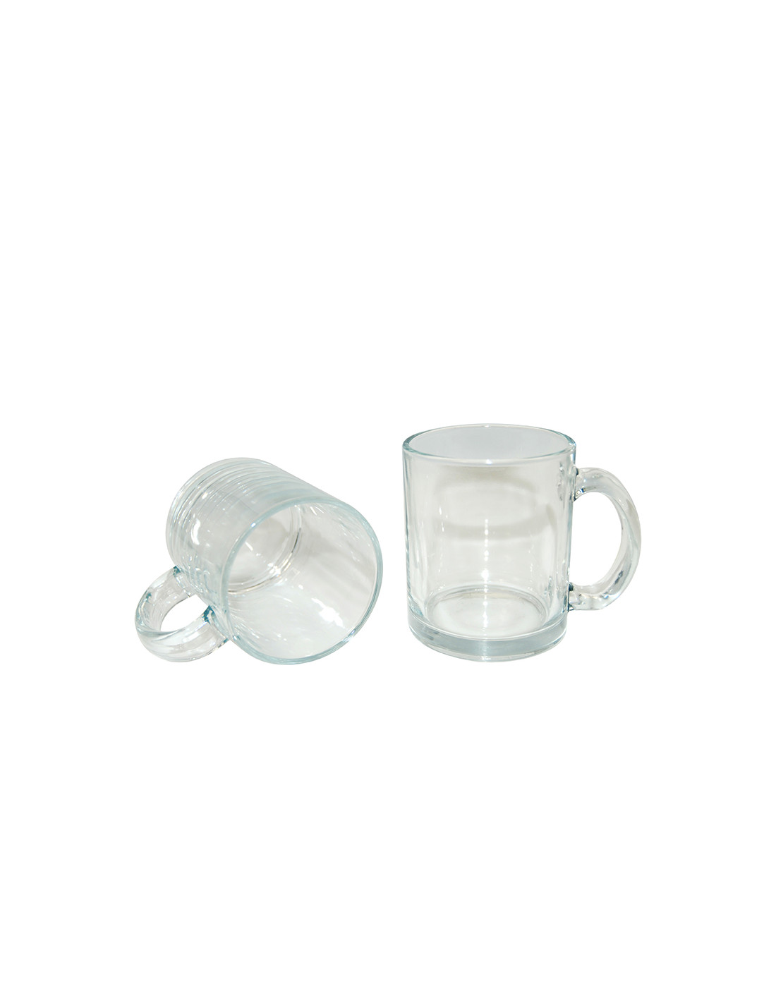 Tasses en verre de 330 ml (transparentes)