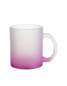 Tasses en verre 11oz dégradé violet