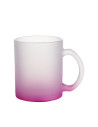 Tasses en verre 11oz dégradé violet