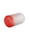 Tasses en verre de 13 oz/400 ml, rouge dégradé
