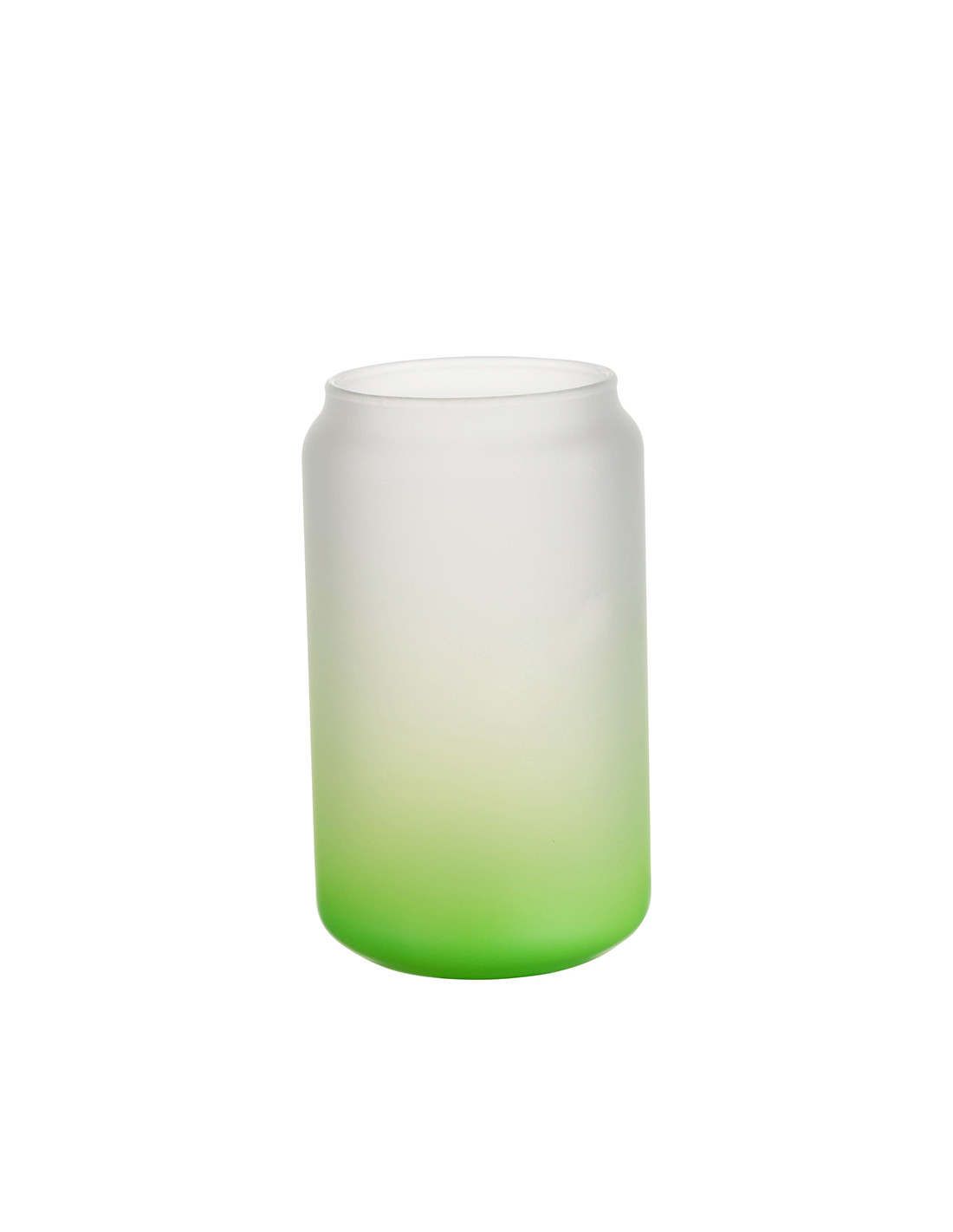 Tasses en verre de 13 oz/400 ml, vert dégradé
