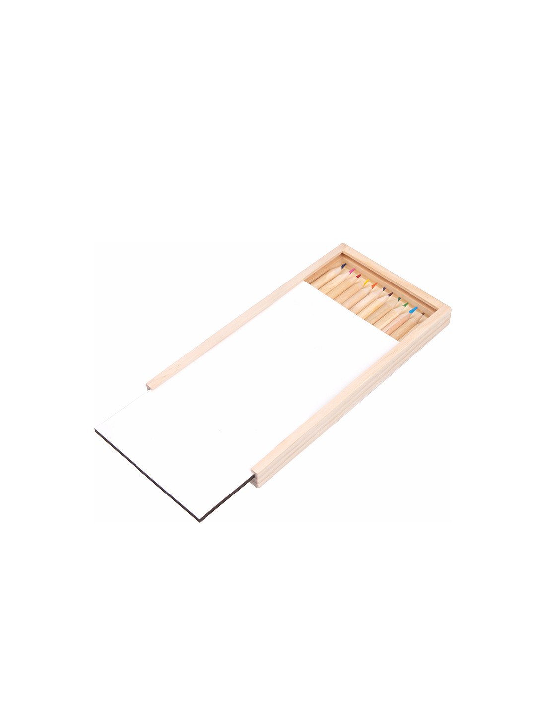 Boîte de rangement pour stylos de couleur avec insert HB (stylo 12 pièces)