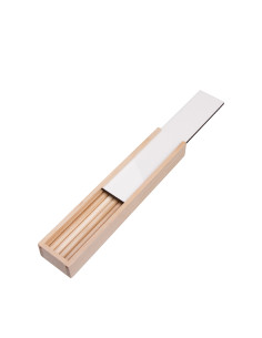 Caja de almacenamiento para bolígrafos de color con inserto HB (bolígrafo de 8 piezas)