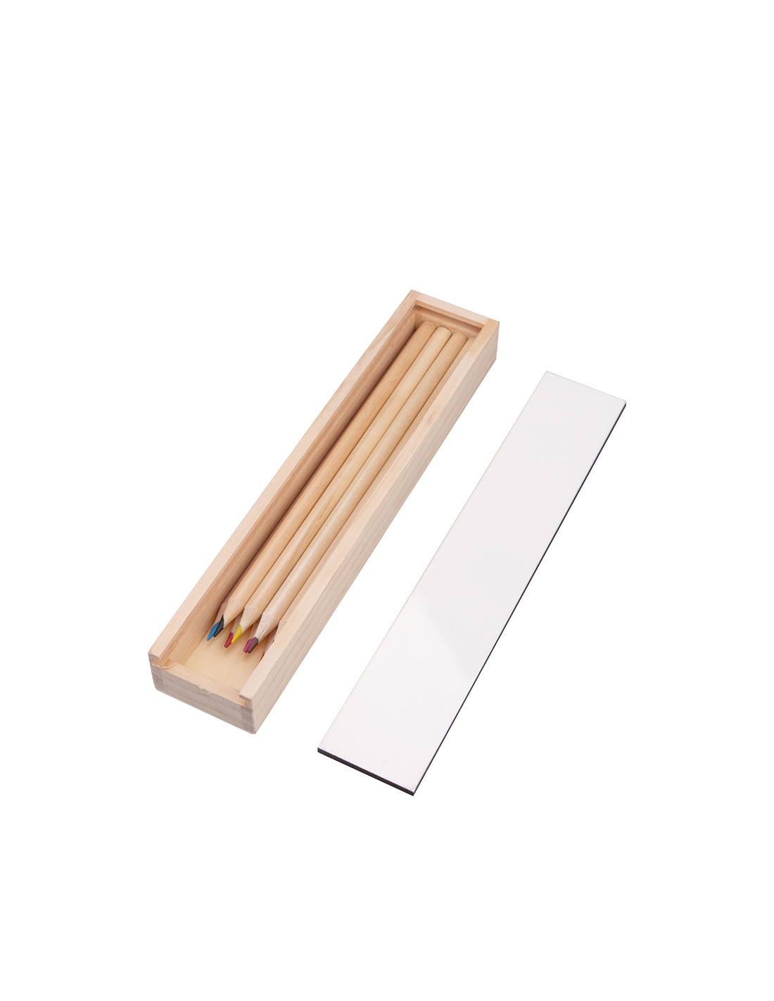Boîte de rangement pour stylos de couleur avec insert HB (stylo 8 pièces)