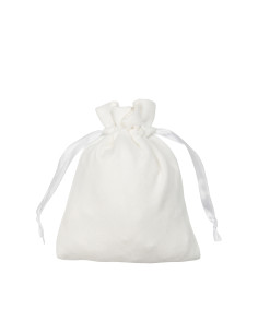 Sac à cordon en peluche double face (15*19 cm) 2