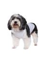 T-shirt débardeur pour chien à sublimation S (blanc)