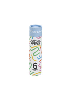 Marqueurs de sublimation Craft Express Joy (6 couleurs fluorescentes)