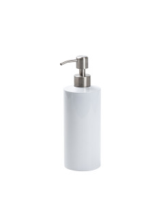 Distributeur de savon en acier inoxydable de 18 oz/550 ml (blanc)
