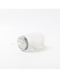 Pot Mason de 12 oz/350 ml avec paille (givré) 2