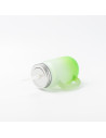Pot Mason de 12 oz/350 ml avec paille (givré, vert dégradé)