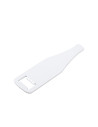 Ouvre-bouteille entièrement blanc en acier inoxydable (bouteille de vin, 3,5 x 11,6 cm)
